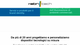 What Nebri-tech.com website looked like in 2018 (6 years ago)