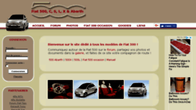 What Nouvelle-fiat500.fr website looked like in 2018 (6 years ago)