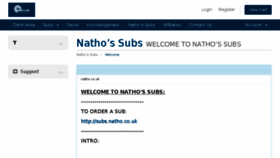 What Natho.co.uk website looked like in 2018 (7 years ago)