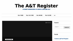 What Ncatregister.com website looked like in 2018 (6 years ago)