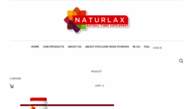 What Naturlax.com website looked like in 2018 (6 years ago)