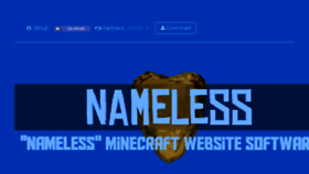 What Namelessmc.com website looked like in 2018 (5 years ago)