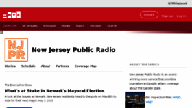 What Njpublicradio.org website looked like in 2018 (6 years ago)