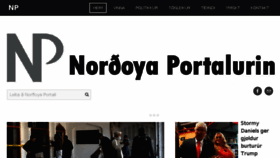 What Nordportal.net website looked like in 2018 (5 years ago)