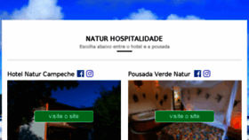 What Naturcampeche.com.br website looked like in 2018 (7 years ago)