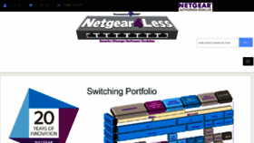 What Netgear4less.com website looked like in 2018 (6 years ago)