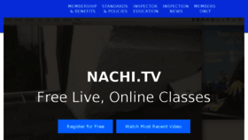 What Nachi.tv website looked like in 2018 (5 years ago)