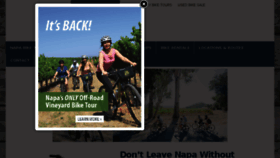 What Napavalleybiketours.com website looked like in 2018 (6 years ago)