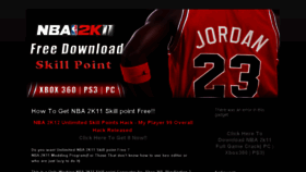 What Nba11skillpoints.blogspot.com website looked like in 2018 (6 years ago)