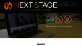 What Nextstage-inc.com website looked like in 2018 (6 years ago)