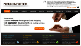 What Nipuninfotech.com website looked like in 2018 (5 years ago)