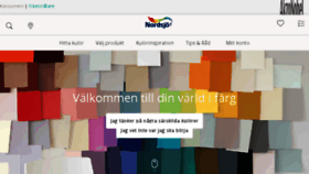 What Nordsjo.se website looked like in 2018 (5 years ago)