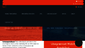 What Net1.dk website looked like in 2018 (6 years ago)