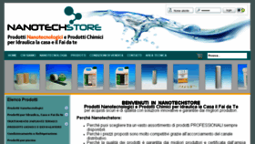 What Nanotechstore.it website looked like in 2018 (6 years ago)
