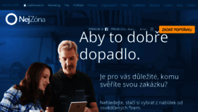 What Nejzona.cz website looked like in 2018 (6 years ago)