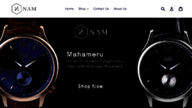 What Namwatches.co website looked like in 2018 (6 years ago)