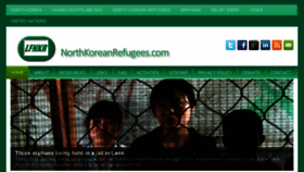 What Northkoreanrefugees.com website looked like in 2018 (5 years ago)