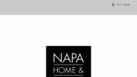 What Napahomeandgarden.com website looked like in 2018 (5 years ago)