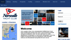What Norwalkyachtclub.com website looked like in 2018 (6 years ago)