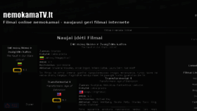 What Nemokamatv.lt website looked like in 2018 (6 years ago)