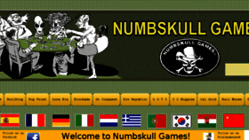 What Numbskullgames.com website looked like in 2018 (5 years ago)