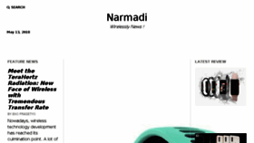 What Narmadi.com website looked like in 2018 (5 years ago)