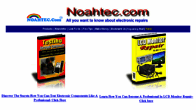 What Noahtec.com website looked like in 2018 (5 years ago)