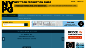 What Nypg.com website looked like in 2018 (5 years ago)
