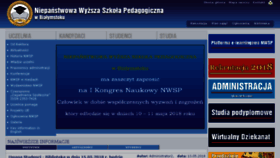 What Nwsp.bialystok.pl website looked like in 2018 (5 years ago)
