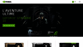 What Nvidia.be website looked like in 2018 (5 years ago)