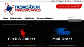 What Newsboxfireworks.co.uk website looked like in 2018 (5 years ago)