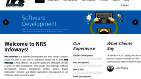 What Nrsinfoways.com website looked like in 2018 (5 years ago)