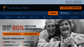 What Northdrugmart.com website looked like in 2018 (5 years ago)
