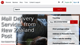 What Nzpost.com website looked like in 2018 (5 years ago)