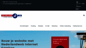 What Nederlandweb.nl website looked like in 2018 (5 years ago)