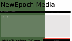 What Newepoch.media website looked like in 2018 (7 years ago)