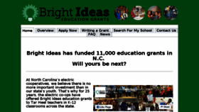 What Ncbrightideas.com website looked like in 2018 (5 years ago)