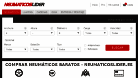 What Neumaticosleader.es website looked like in 2018 (5 years ago)