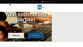 What Netology.co.za website looked like in 2018 (5 years ago)