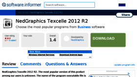 What Nedgraphics-texcelle-2012-r2.software.informer.com website looked like in 2018 (6 years ago)