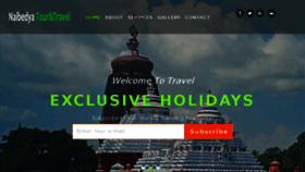What Naibedyatourtravel.com website looked like in 2018 (5 years ago)