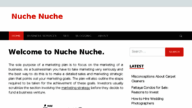 What Nuchenuche.com website looked like in 2018 (5 years ago)
