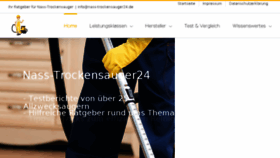 What Nass-trockensauger24.de website looked like in 2018 (6 years ago)