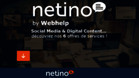 What Netino.fr website looked like in 2018 (5 years ago)