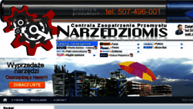 What Narzedziomis.pl website looked like in 2018 (5 years ago)