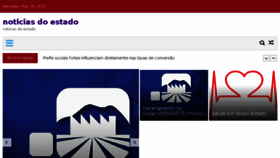 What Noticiasdoestado.com.br website looked like in 2018 (6 years ago)