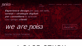 What Nois3.it website looked like in 2018 (6 years ago)