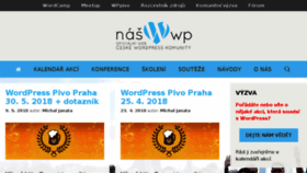 What Naswp.cz website looked like in 2018 (5 years ago)