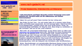 What Nach-gedacht.net website looked like in 2018 (5 years ago)
