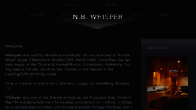 What Nb-whisper.com website looked like in 2018 (5 years ago)